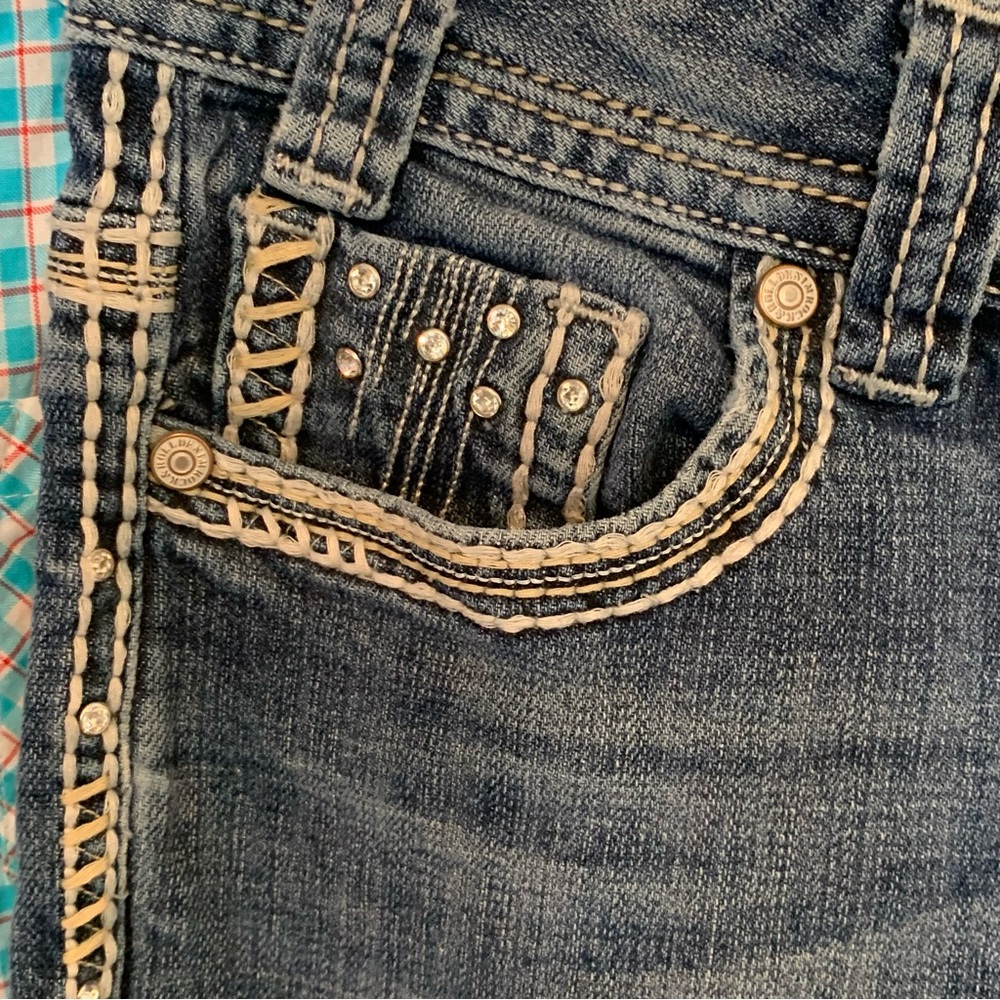 👖SALE💰 🤠 Rock & Roll Cowgirl Bootcut Jeans - Picture 6 of 16